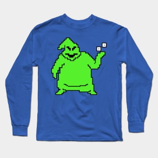 Oogie Boogie Man pixelated Long Sleeve T-Shirt